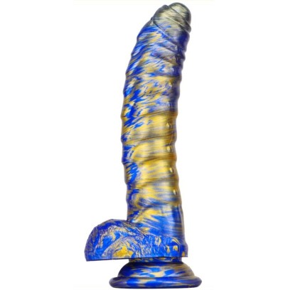 Gode Fantasy Gasix 16 x 4cm Bleu-Doré