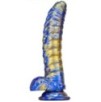 Gode Fantasy Gasix 16 x 4cm Bleu-Doré