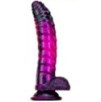 Gode Fantasy Gasix 16 x 4cm Violet-Noir