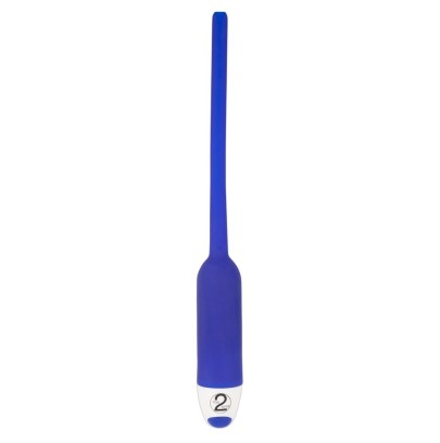 Tige d'urètre vibrante en silicone Dilator Hollow 11cm - Diamètre 8mm- Tiges Urètre en stock sur Fun et plaisirs