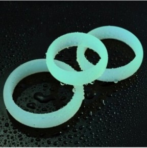 Lot de 3 Cockrings phosphorescents Lumiring- Cockrings Flexibles en stock sur Fun et plaisirs