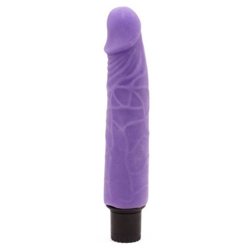 Gode Vibrant Realistic Cock 17.5 x 4 cm Violet