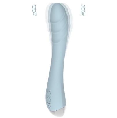 Vibro Point G Fox Lindo 14 x 3cm Bleu