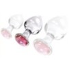 Plug Bijou en verre Diamond Glassy M 7.5 x 3.4cm