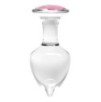 Plug Bijou en verre Diamond Glassy L 8.5 x 4cm