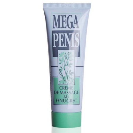 Crème Mega Pénis  Fenugrec 75mL- Extenseurs à Pénis en stock sur Fun et plaisirs