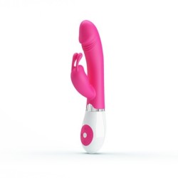 Vibro Rabbit Gene Voice Controle Rose- Rabbits Vibrants en stock sur Fun et plaisirs