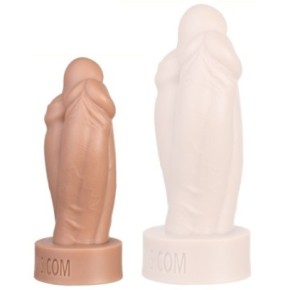 Gode Triple Cock S 13 x 5cm- GODE EN SILICONE en stock sur Fun et plaisirs