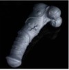 Gode Monster Silicone Skulhorse 25 x 6.5cm