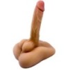 Masturbateur Big Dick Hole Anus et Pénis flexible 18 x 4cm