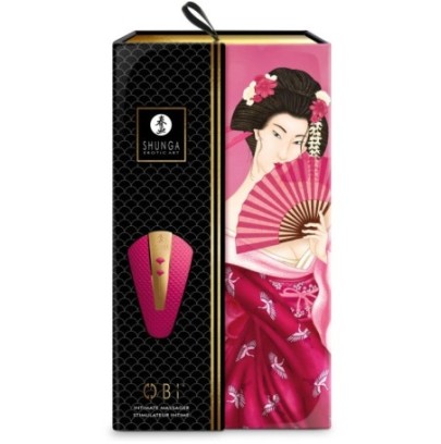 Stimulateur intime Shunga Obi Framboise