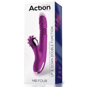 Vibro Rabbit Up & Down 10 x 3.5cm Violet