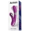 Vibro Rabbit Rotating Double 10 x 3.5cm Violet