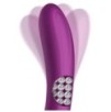 Vibro Rabbit Rotating Double 10 x 3.5cm Violet