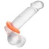 Cockring Silicone Sexagon Alpha 37mm Orange