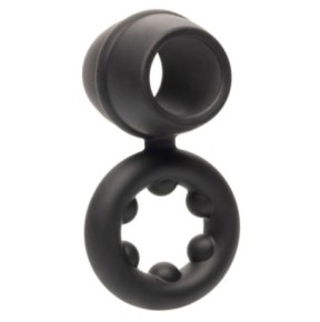 Ballstretcher Silicone Magnum Alpha Noir- Ballstretchers Souples en stock sur Fun et plaisirs