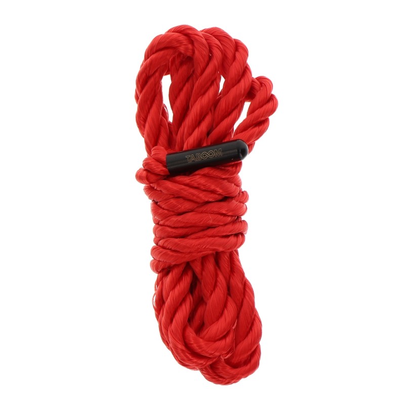 Corde de bondage Taboom 1m50 - Épaisseur 7mm Rouge