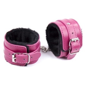 Menottes de poignets Furcuffs Noir-Rose- Menottes en stock sur Fun et plaisirs