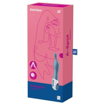 Stimulateur Point G A-Mazing 1 Satisfyer Bleu