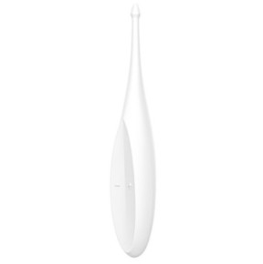 Stimulateur Twirling Fun Satisfyer 17cm Blanc- 100% Clitoris en stock sur Fun et plaisirs