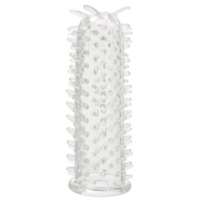 Gaine de pénis texturée Seduction Sleeve 11 x 4cm- Gaines Pénis en stock sur Fun et plaisirs