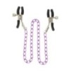 Pinces pour tétons Nipple Chain Purple