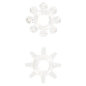 Lot de 2 Mini Cockrings Stretchy Rings Transparents- Cockrings Flexibles en stock sur Fun et plaisirs