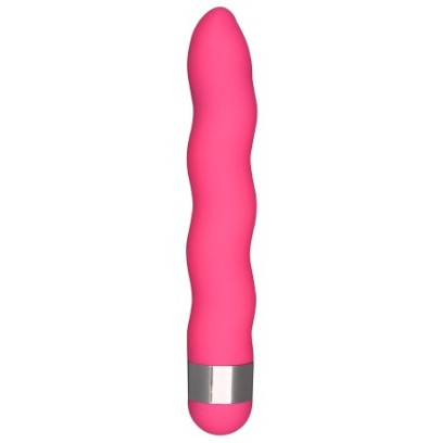 Vibro Funky Wave 15 x 3cm Rose- Vibromasseurs Design en stock sur Fun et plaisirs