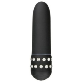 Vibro Diamond Petit 12cm Noir- Mini Vibros en stock sur Fun et plaisirs