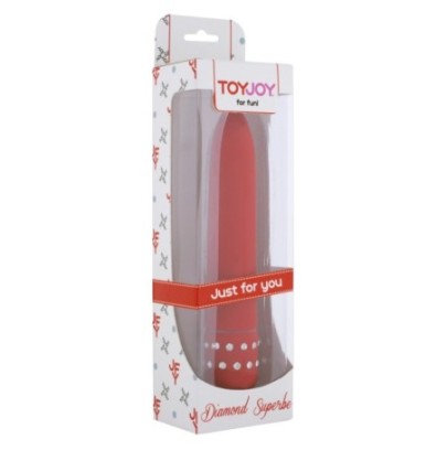 Vibro Diamond Superbe 15cm Rouge