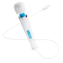 Vibromasseur My Magic Wand - Tête 58mm Bleu- Wands Puissants en stock sur Fun et plaisirs