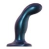 Plug Silicone Snaky Strap-On-Me M 14 x 3.8cm Bleu