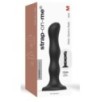 Plug Silicone Geisha Balls Strap-On-Me XL 17.5 x 4.2cm Noir