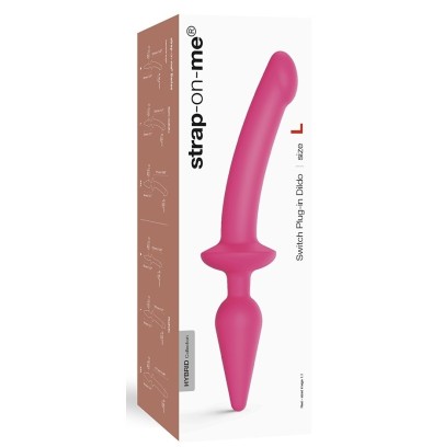 Plug Dildo Switch Strap-On-Me S 13 x 2.8cm Rose