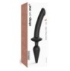 Plug Dildo Switch Strap-On-Me XXL 18 x 4cm Noir