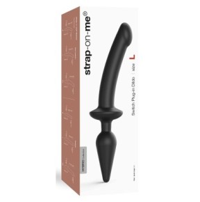 Plug Dildo Switch Strap-On-Me L 16 x 3.4cm Noir