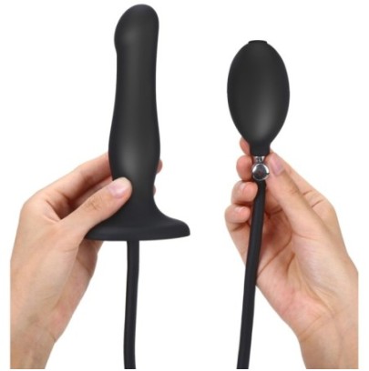 Plug gonflable Inflatable Dildo Strap-On-Me 19 x 6cm- PLUG A BILLE LOURDE en stock sur Fun et plaisirs