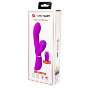 Vibro Rabbit Clit Vibe Pretty Love 10 x 3.2cm Rose