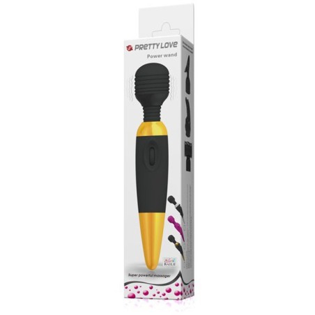 Vibro Power Wand Gold Pretty Love - Tête 45mm