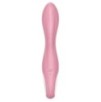 Vibro gonflable Air Pump Vibrator 2 Satisfyer 12 x 3.5cm Rose