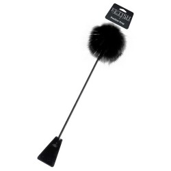 Cravache Feather Crop Noire 50 cm- Fouets