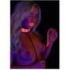 Collier-Laisse phosphorescent Glow Pink Taboom