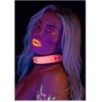 Collier-Laisse phosphorescent Glow Pink Taboom