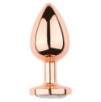 Plug Bijou anal PinkyGold S 6.5 x 2.7cm Bijou transparent