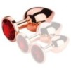 Plug Bijou anal RedGold L 8.5 x 4cm Bijou Rouge