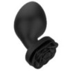 Lot de 3 plugs bijou Silicone Rosa Noirs