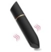 Mini Vibro Heart Lipstick 9cm Noir