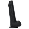 Gode en silicone Nopi 16 x 4cm Noir