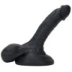 Gode en silicone Bigbal 14 x 4cm Noir