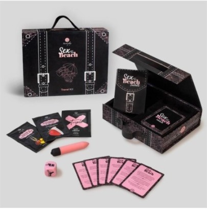 Jeu sexuel Sex on the Beach 40 cartes + Accessoires- Jeux de Plateau Érotique en stock sur Fun et plaisirs